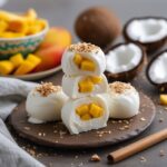 High Protein Mango Coconut Yogurt Bites