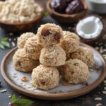High Protein Coconut Date Cottage Cheese Bites