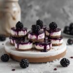 High Protein Blackberry Cheesecake Bites