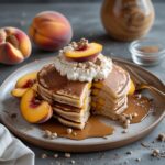 - High Protein Peach Cinnamon Cottage Cheese Pancakes