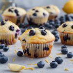 High Protein Blueberry Lemon Cottage Cheese Muffins