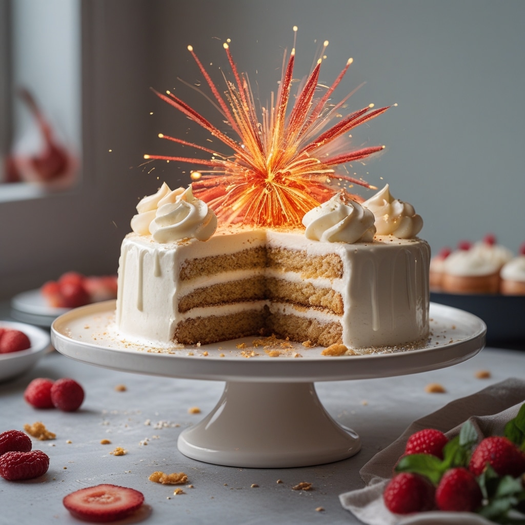 Firework Explosion Cakes