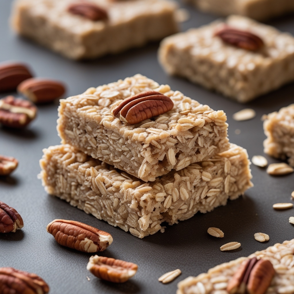 Oat Pecan High-Protein Breakfast Bars