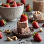 Strawberry Cashew Protein Energy Bites