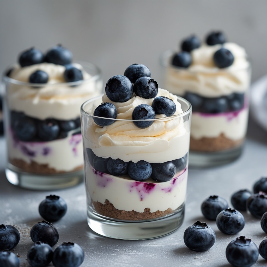 Blueberry Cheesecake Parfaits Recipe