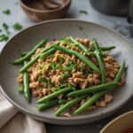 Asian Ground Turkey with Green Beans