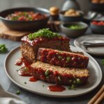 korean meatloaf with gochujang glaze
