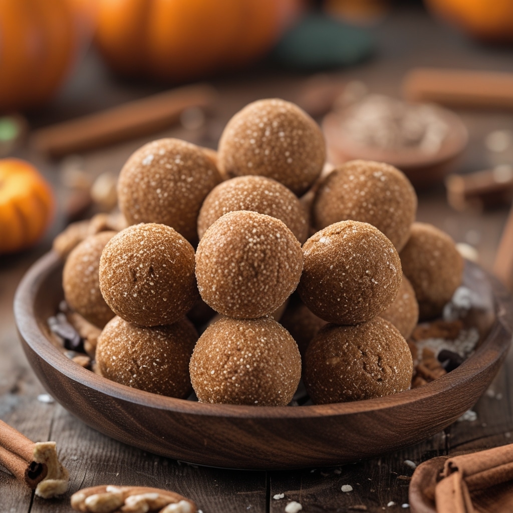 Pumpkin Spice Protein Bites