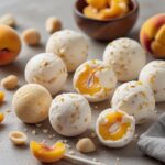 Apricot Macadamia Protein Frozen Yogurt Balls