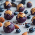 - Almond Butter Blueberry Protein Bites