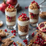 Greek Yogurt Pomegranate Granola Parfait Pops