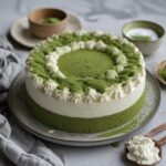 - Cottage Cheese Matcha Green Tea Protein Cake