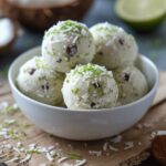 Coconut Lime Protein Frozen Yogurt Balls