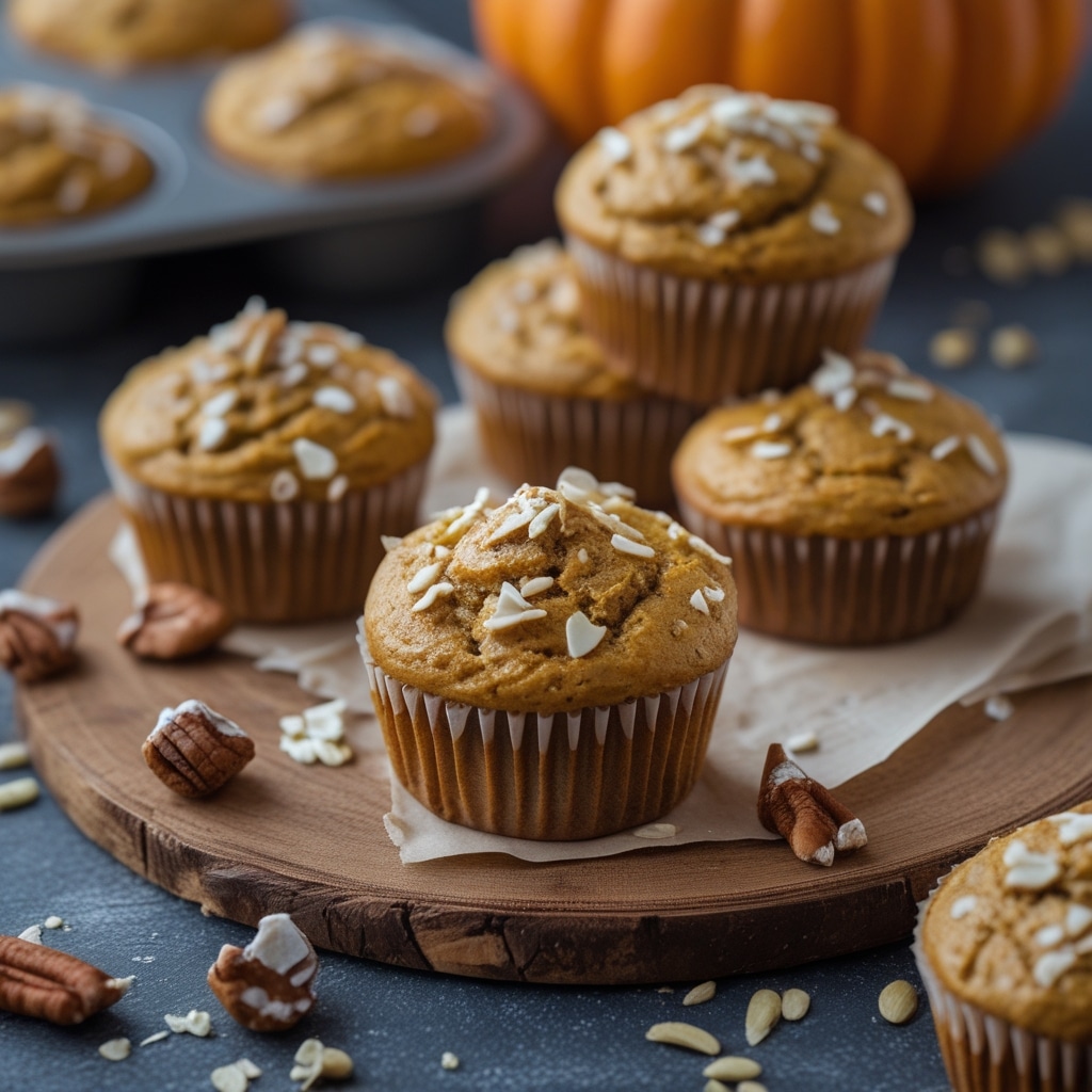 Delicious Pumpkin Protein Muffins