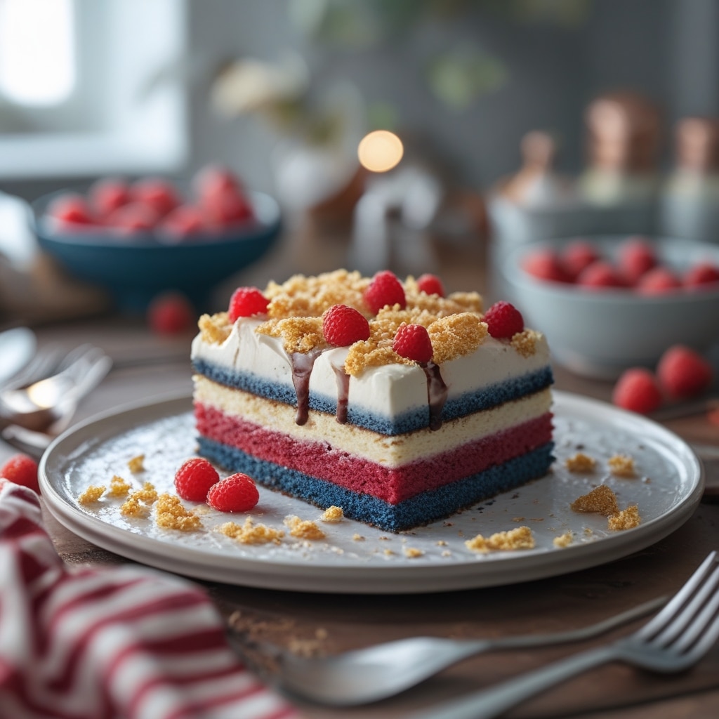 American Flag Cake
