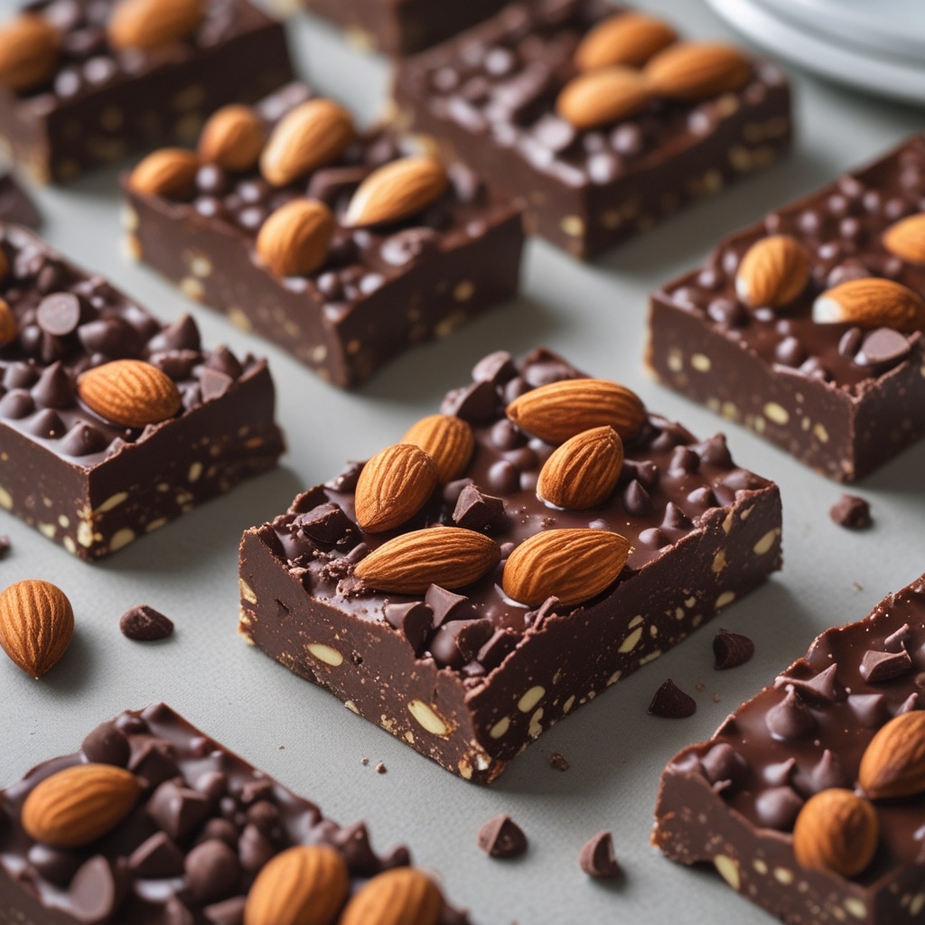 - No-Bake Chocolate Almond Butter Energy Bars