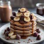 - High Protein Chocolate Banana Cottage Cheese Pancakes