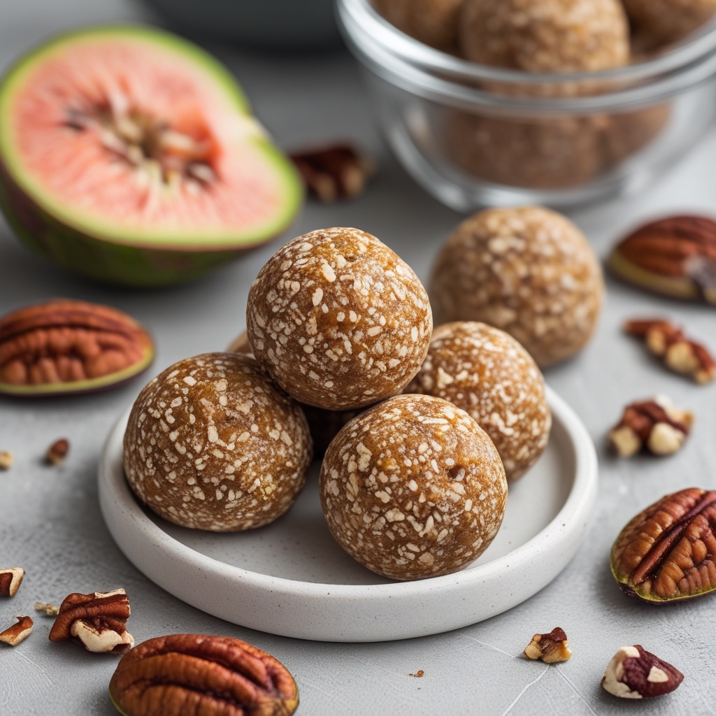 Guava Pecan Protein Energy Bites
