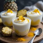Frozen Pineapple Turmeric Greek Yogurt Cups