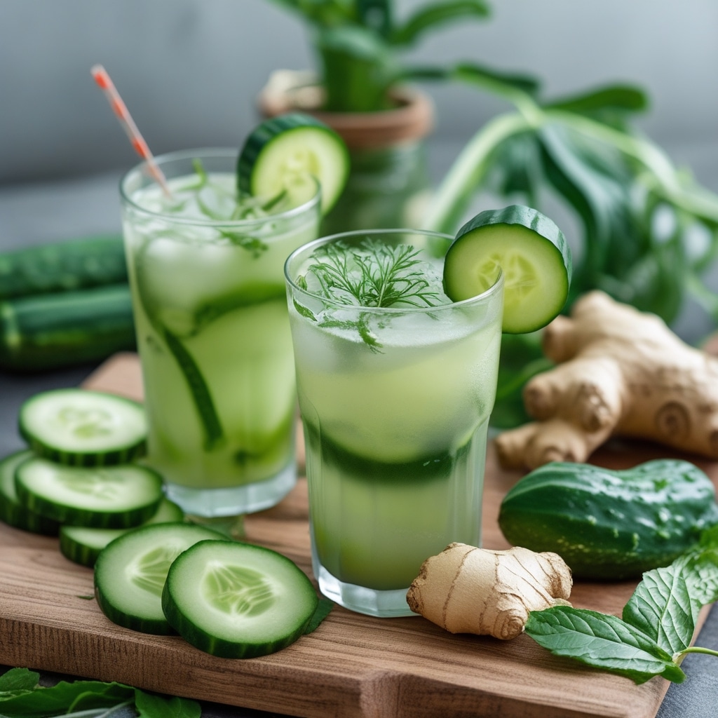 Cucumber Ginger Refresh Drink