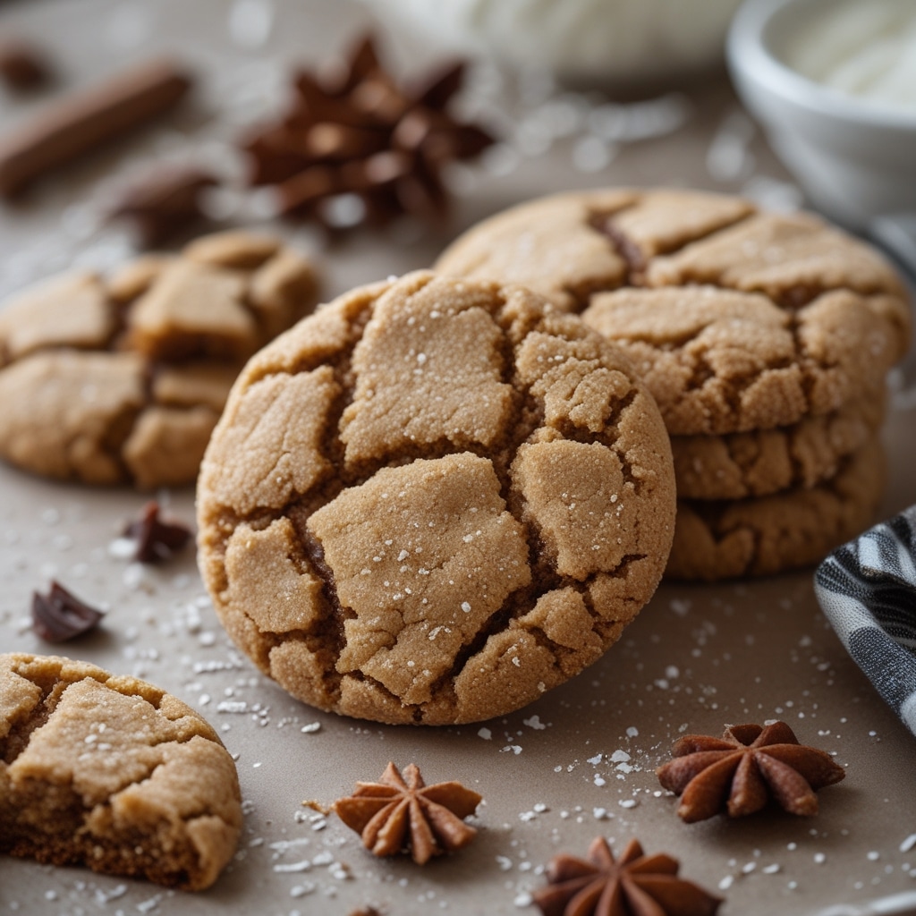 High Protein Ginger Molasses Cottage Cheese Cookies