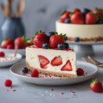 Red, White, and Blue Cheesecake Strawberries