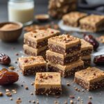 No-Bake Tahini Date Protein Bars