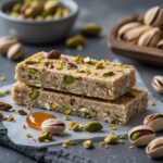 High Protein Pistachio Honey Bars