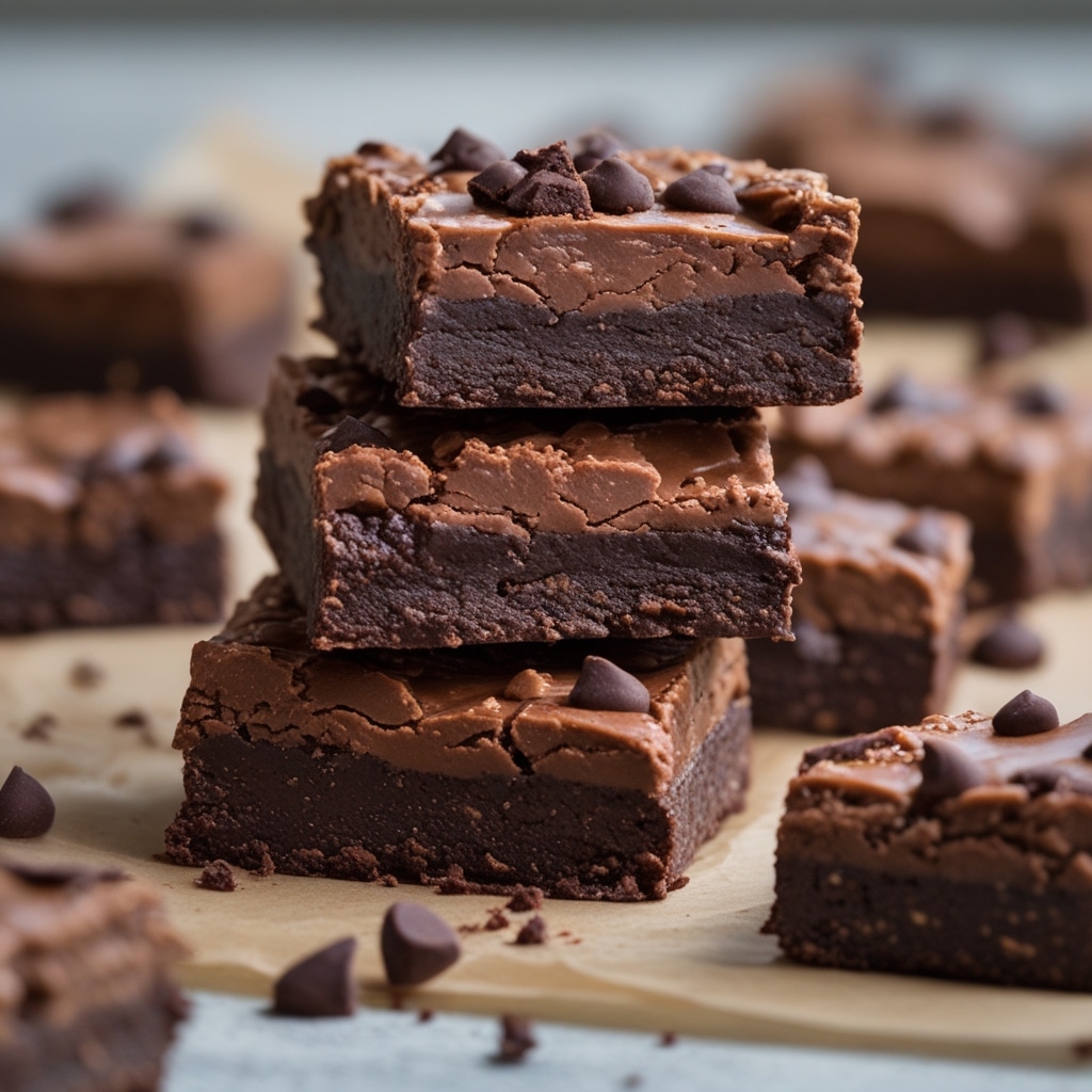 - No-Bake Brownie Fudge Protein Bars