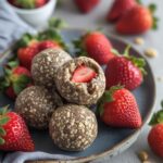 Strawberry Chia Protein Energy Balls
