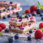 High Protein Berry Blast Cottage Cheese Bars