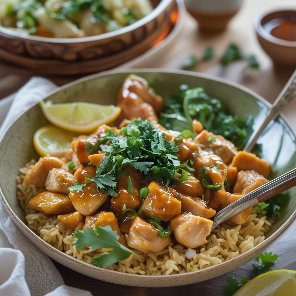 Hot Honey Chicken Bowls Recipe
