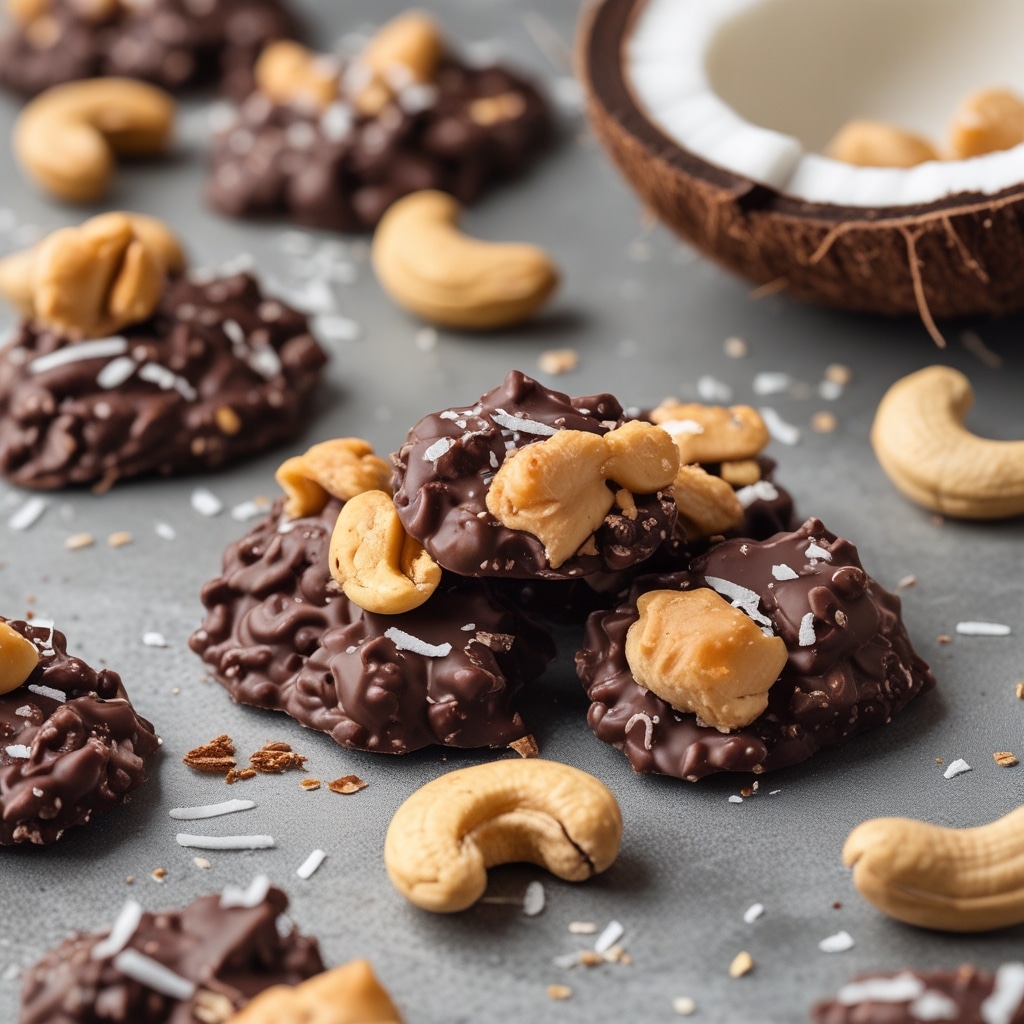 No-Bake Coconut Cashew Protein Clusters