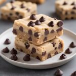 No-Bake Chocolate Chip Cookie Dough Protein Bars