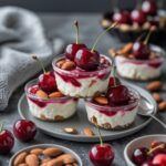 High Protein Cherry Almond Cottage Cheese Cups