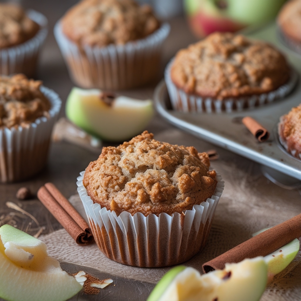 - Cottage Cheese Apple Cinnamon Muffins [High Protein]