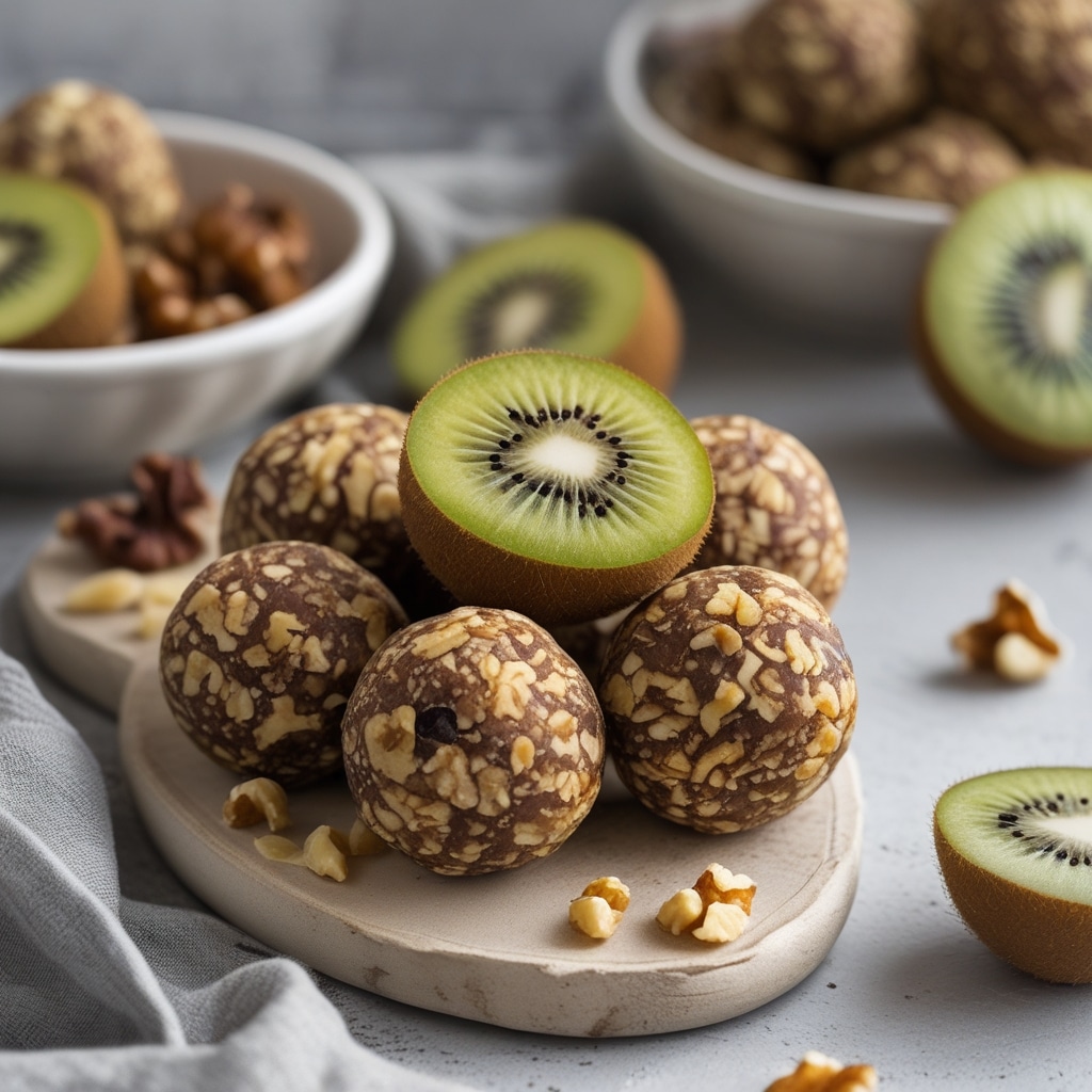 - Kiwi Walnut Protein Energy Balls