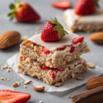 Strawberry Almonds Protein Energy Bars