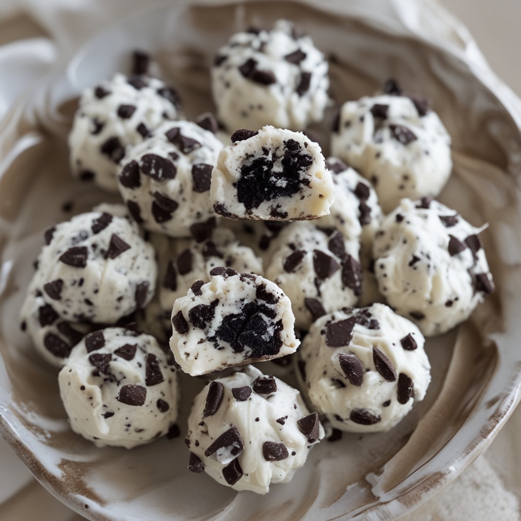 - High Protein Cookies & Cream Cottage Cheese Bites