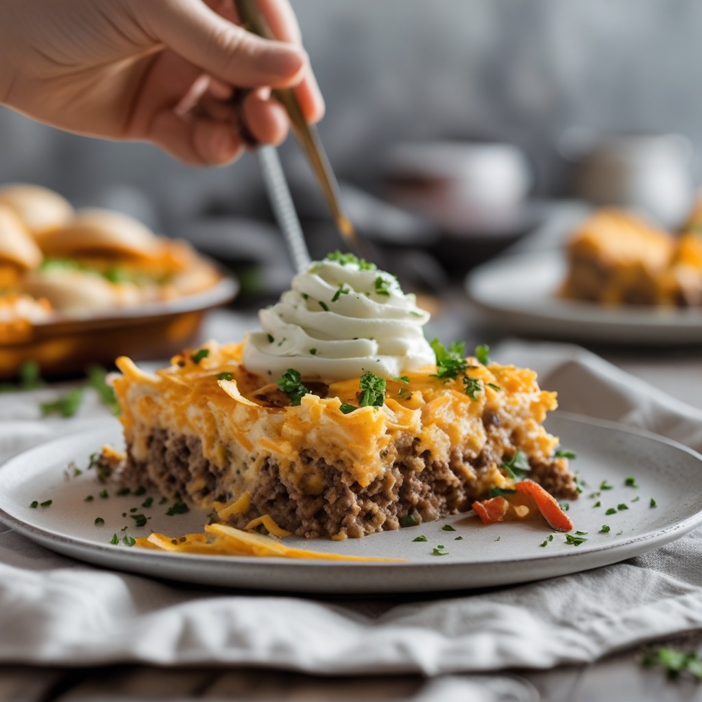 Cheeseburger Casserole