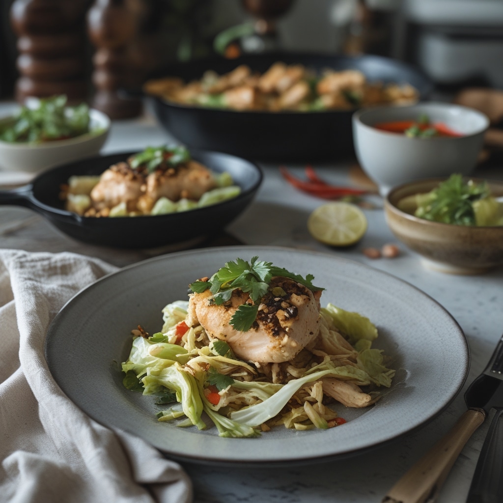 Thai Chicken and Cabbage Skillet