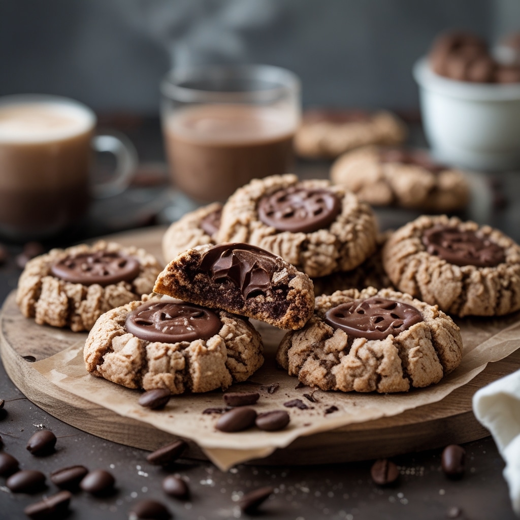- High Protein Mocha Cottage Cheese Cookies