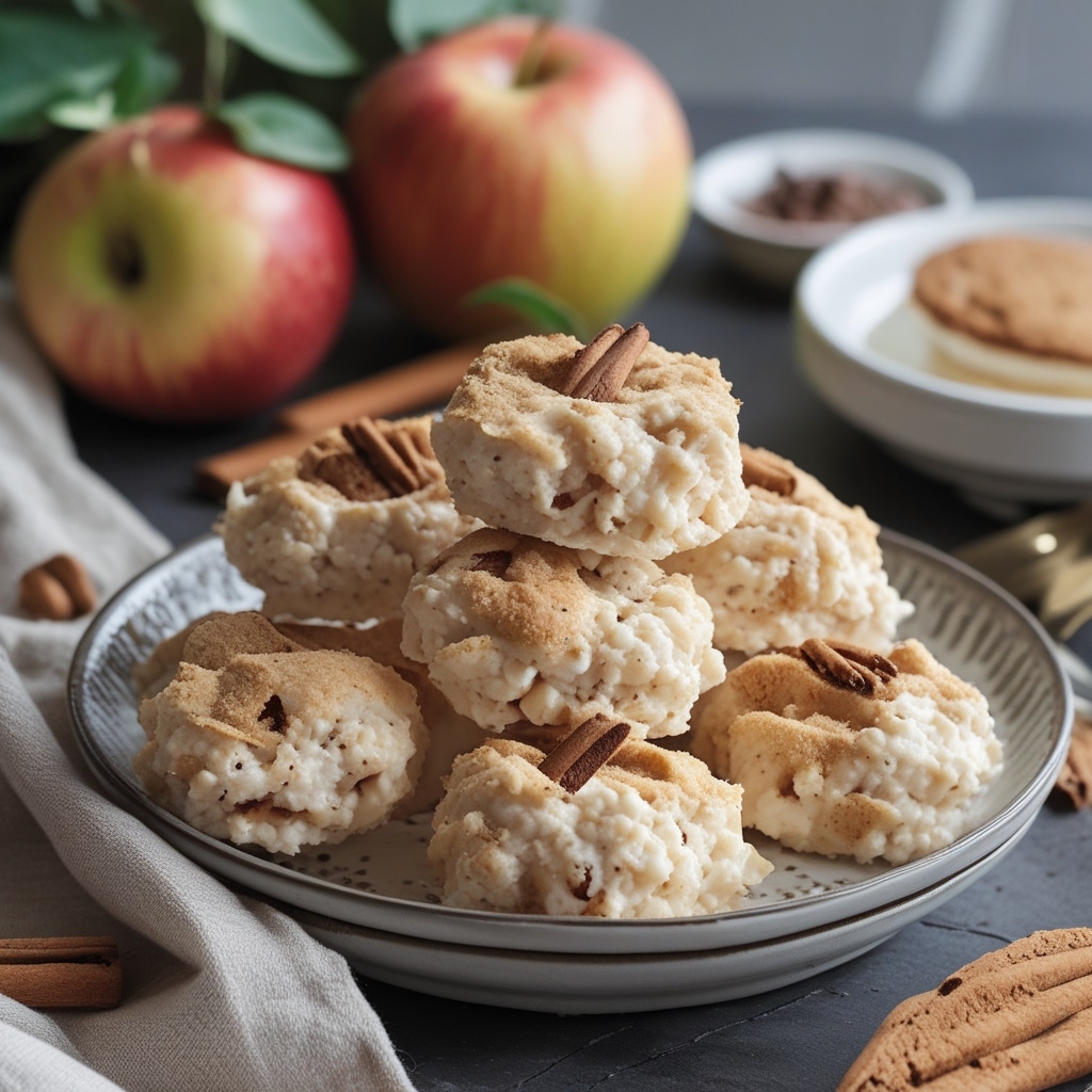 High Protein Apple Pie Cottage Cheese Bites