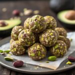 Avocado Pistachio Protein Energy Balls