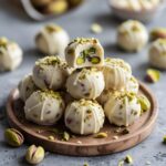 No-Bake Pistachio White Chocolate Protein Bites