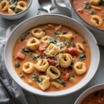 Easy Creamy Tomato Tortellini Soup Recipe for Chilly Nights