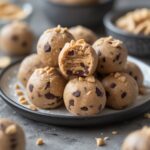 No-Bake Peanut Butter Cookie Dough Protein Balls