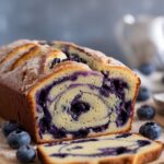 Keto Blueberry Twirl Loaf (Soft, Cakey & Zero Yeast)