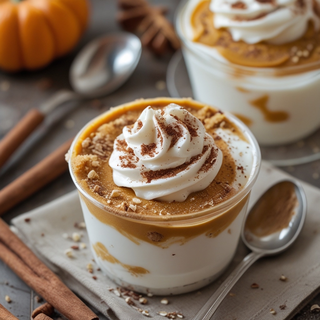 - Frozen Pumpkin Spice Greek Yogurt Cups