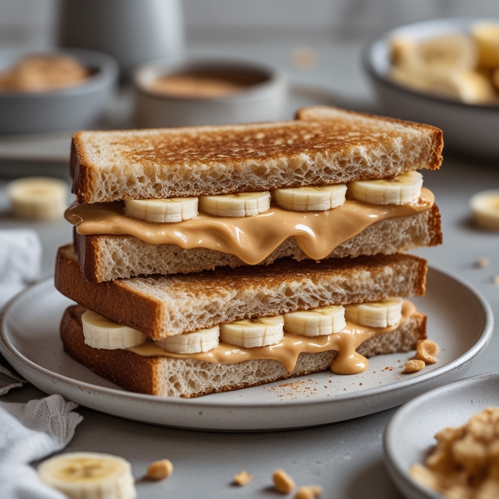 Peanut Butter & Banana Sandwich